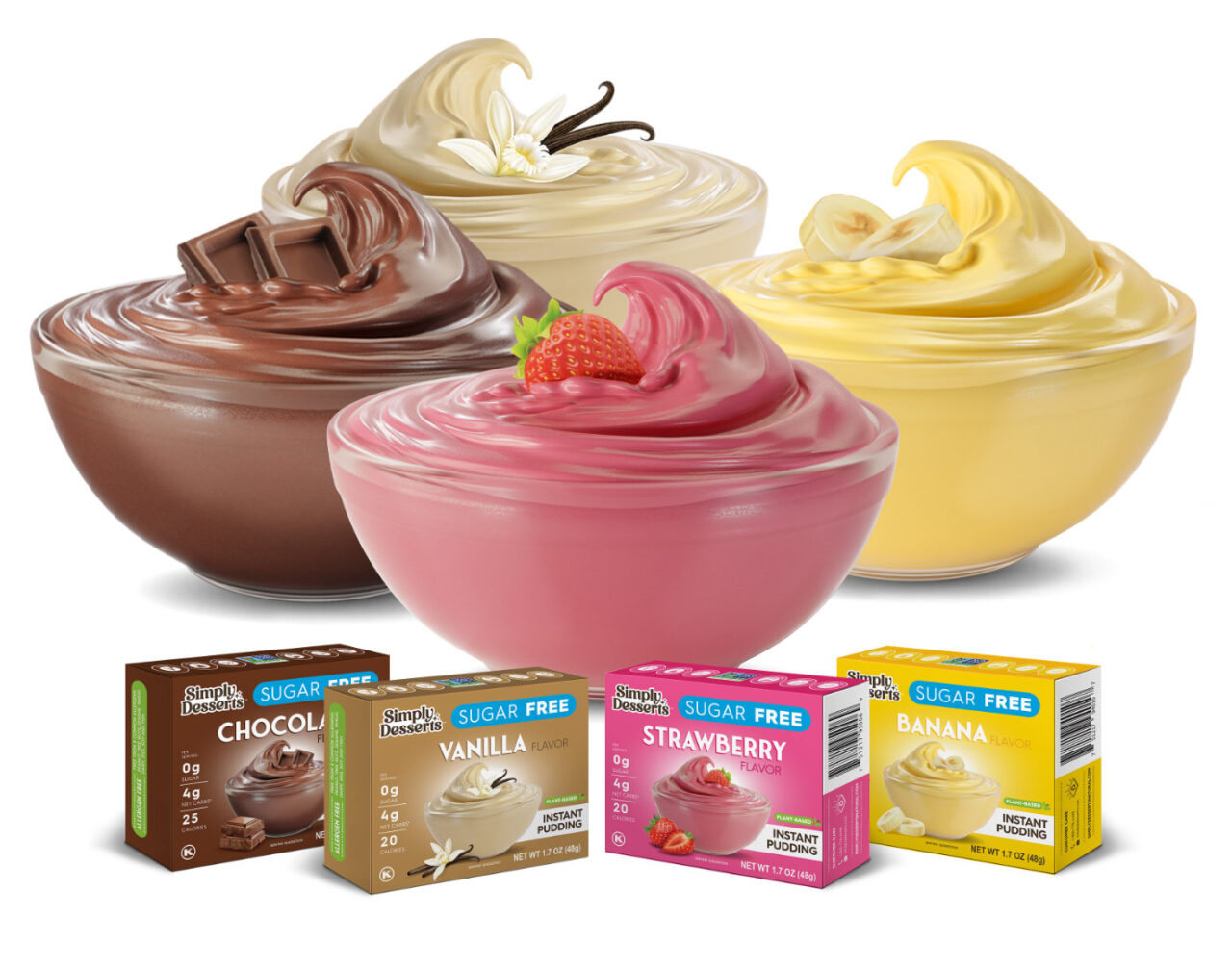 Instant Puddings by Simply Desserts