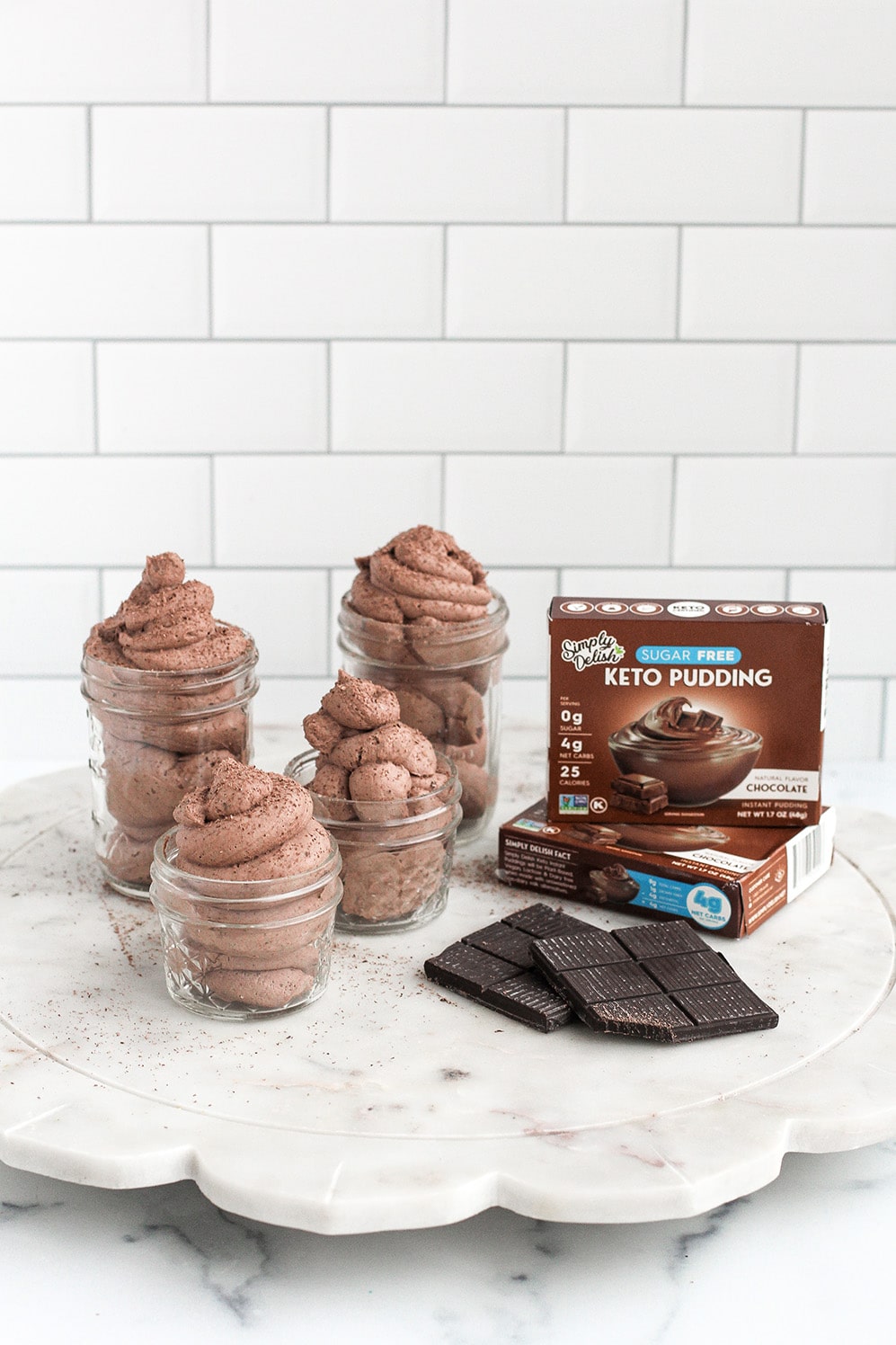 3 Ingredient Instant Chocolate Mousse
