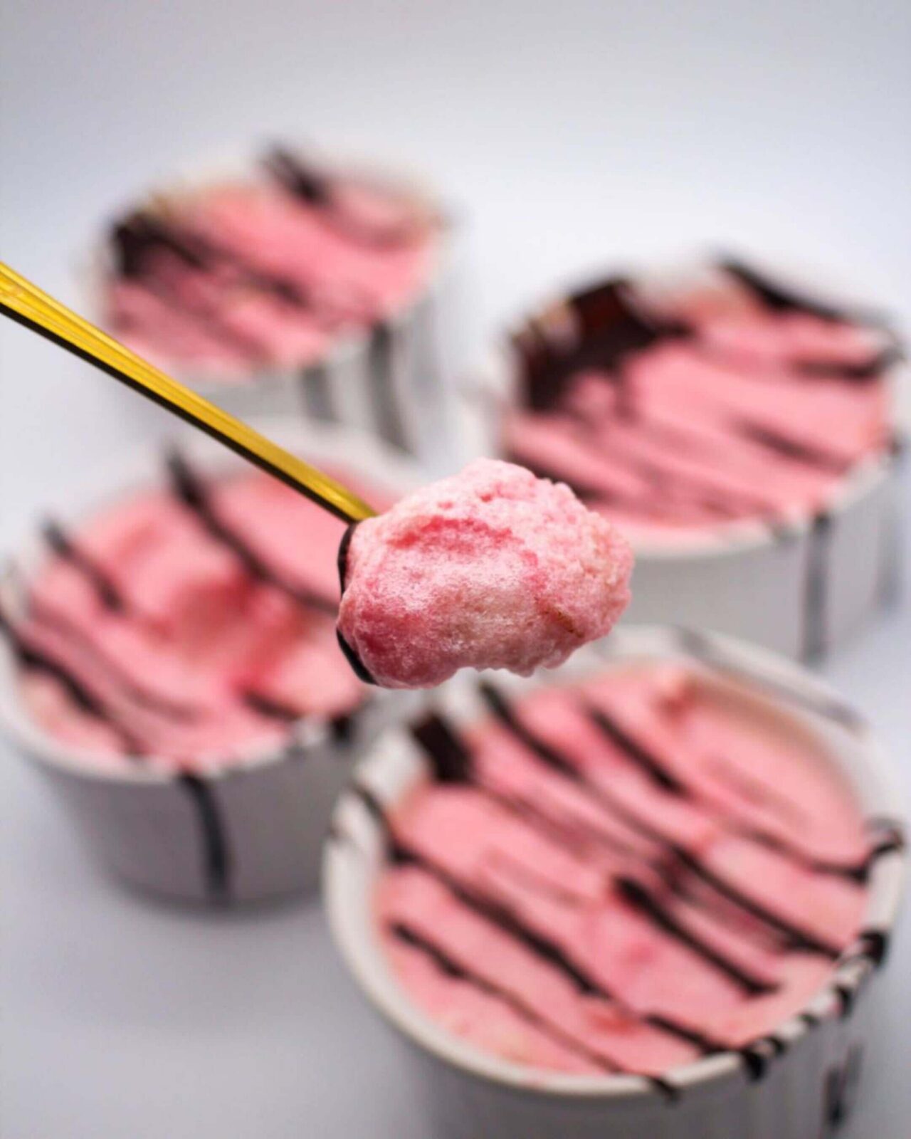 keto strawberry souffle