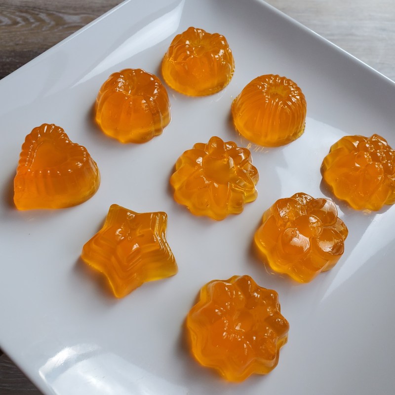 rum jel in different shapes