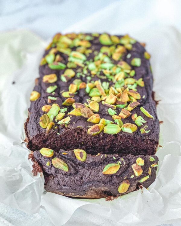 Chocolate Pistachio Pound Cake