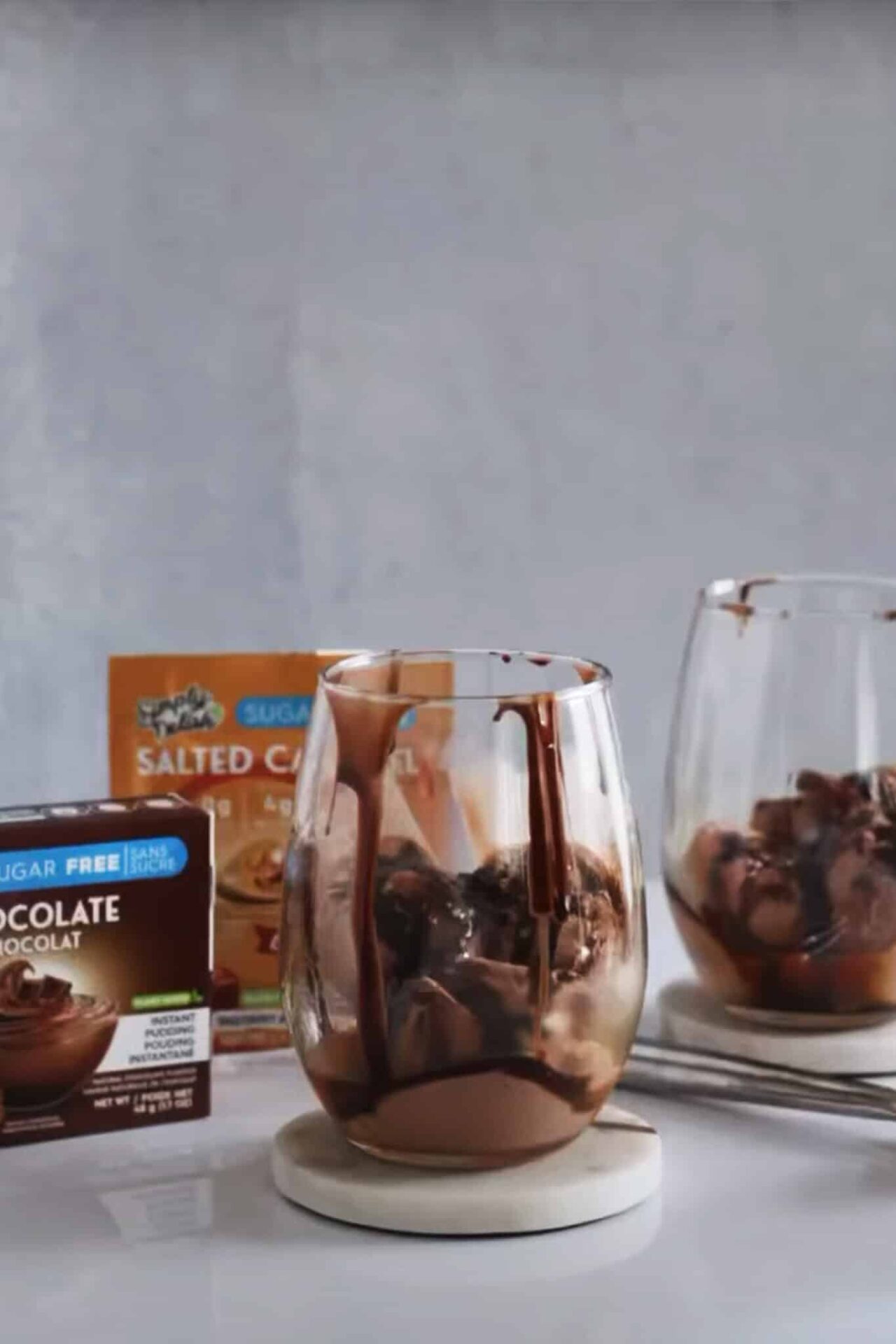 Chocolate Salted Caramel Sundaes