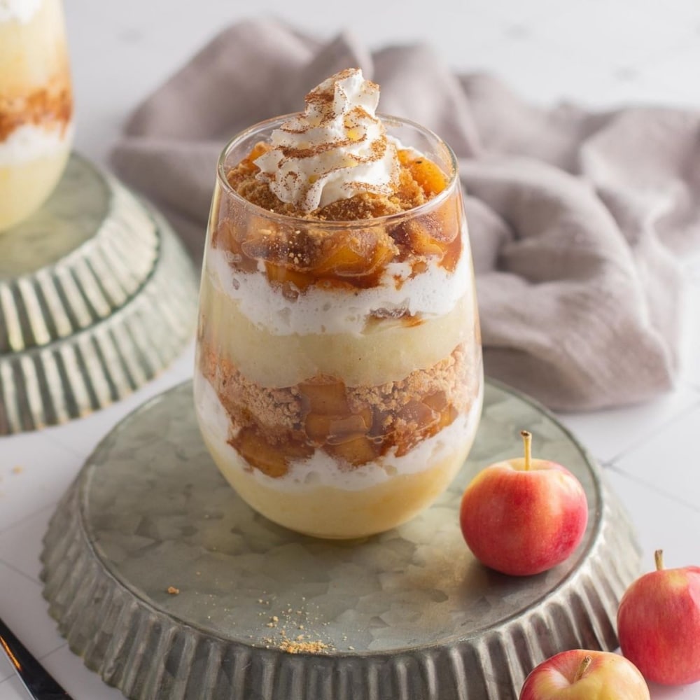 cinnamon apple parfait - main