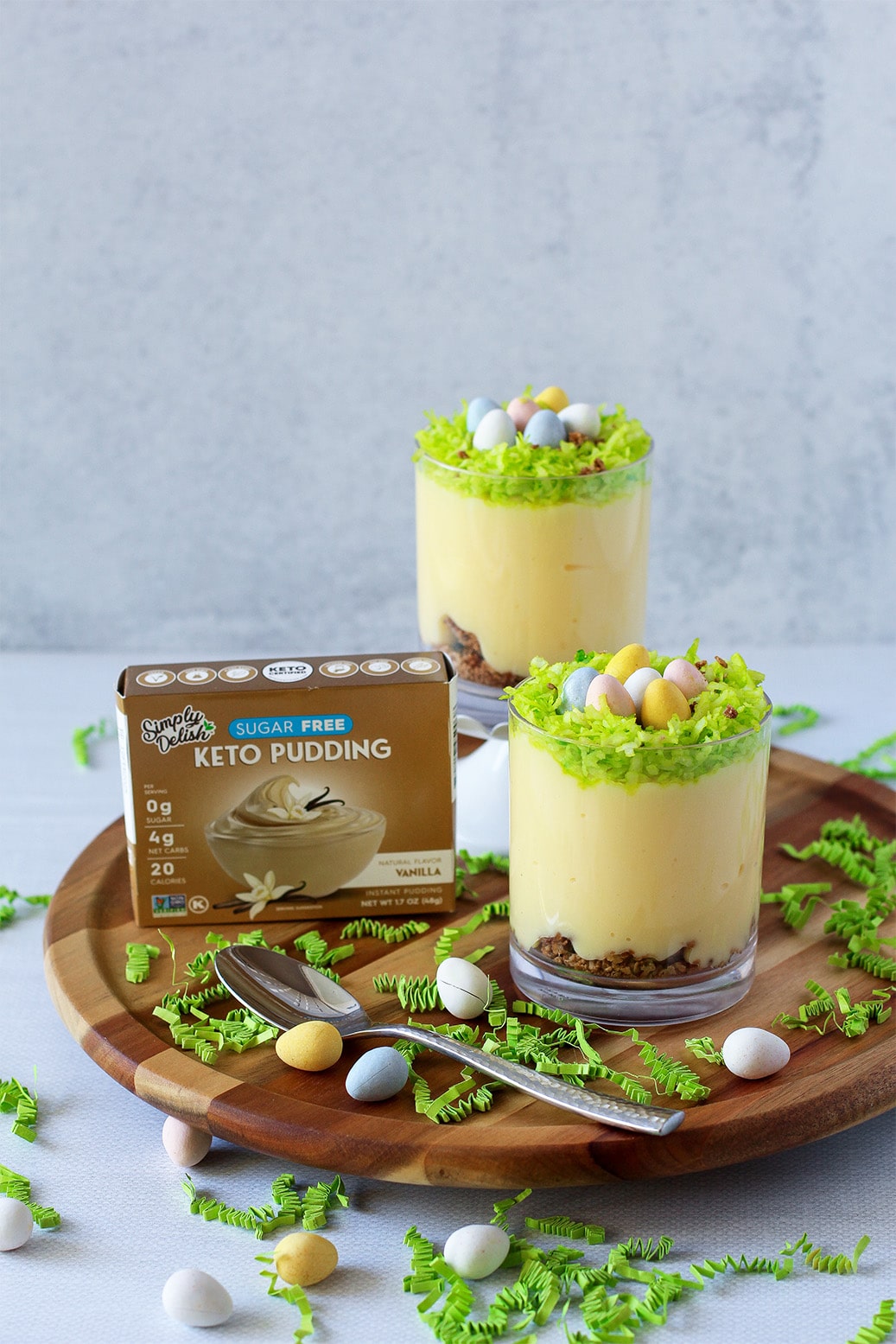 Easter Egg Pudding Cups