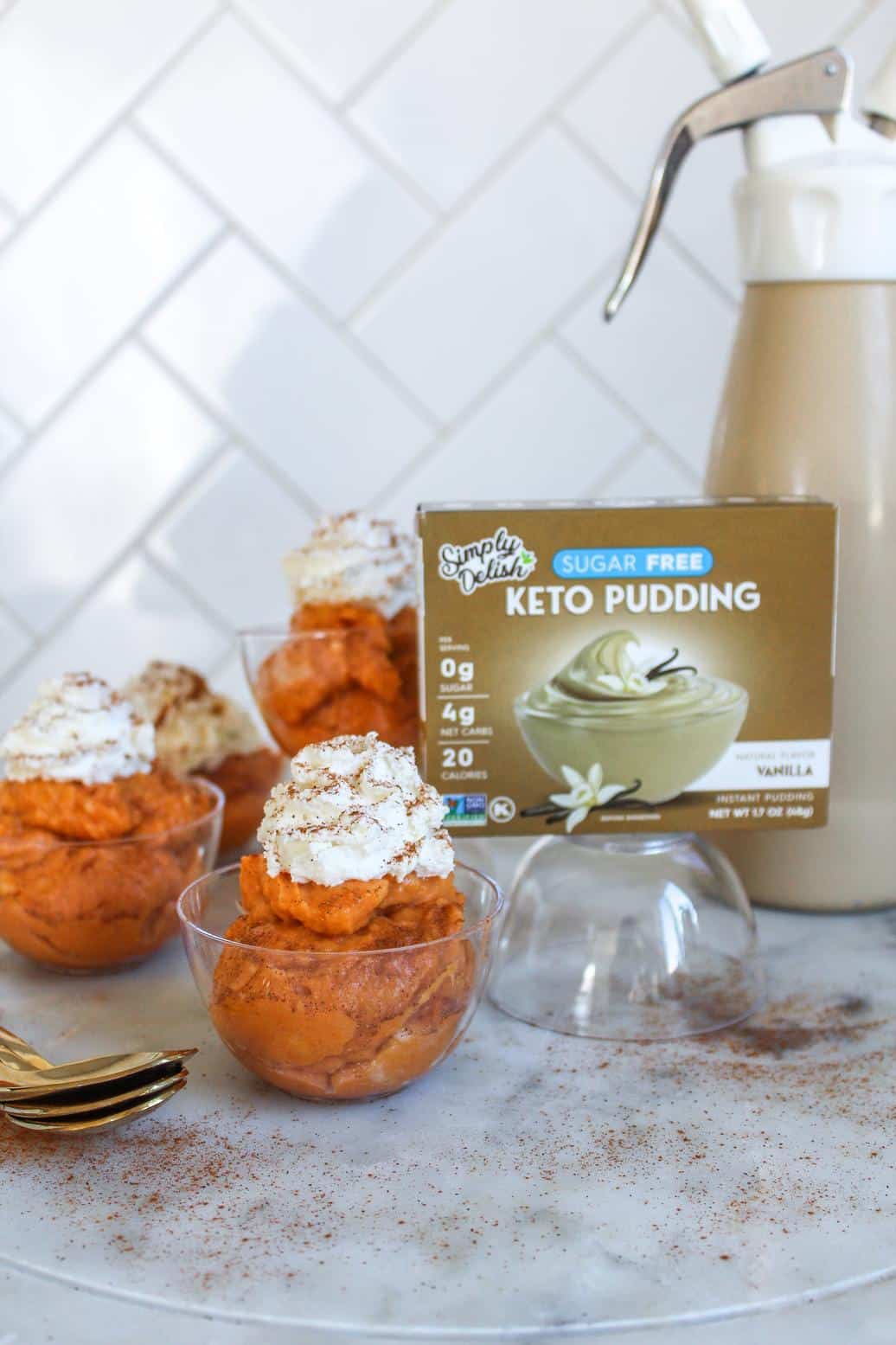 Keto Crustless Pumpkin Pie Cups