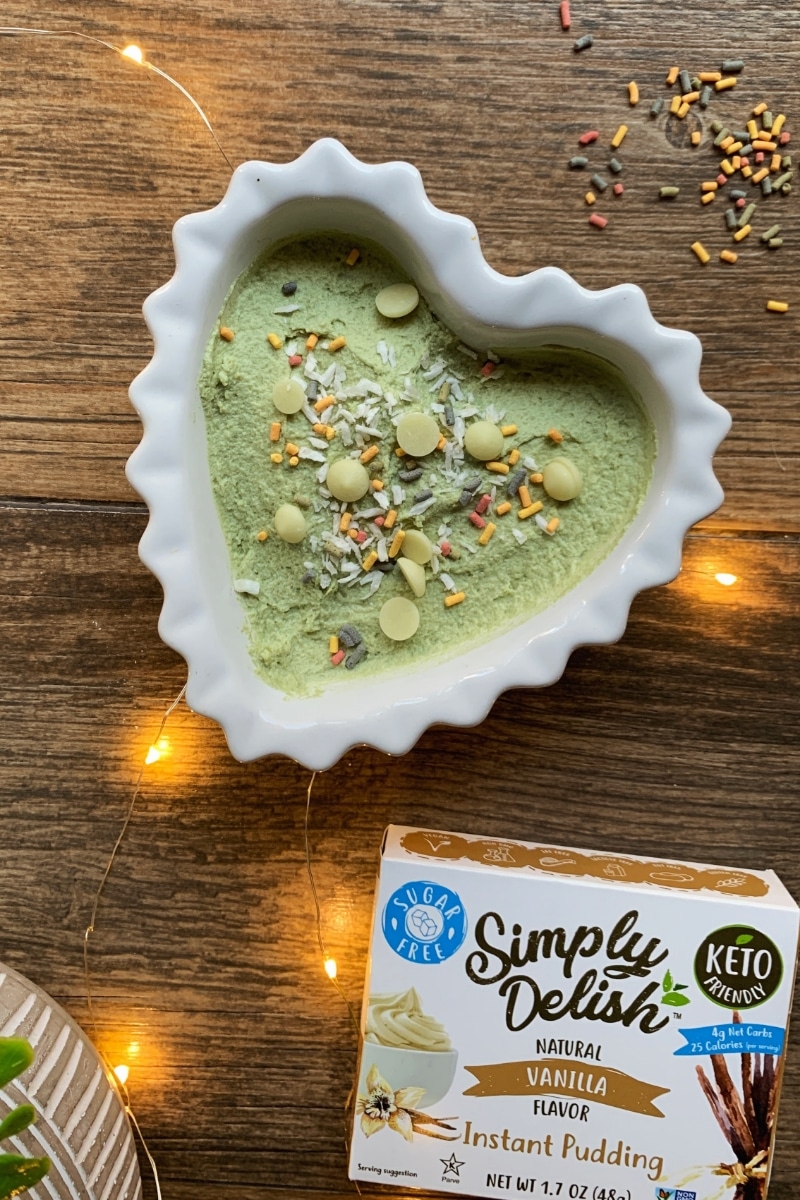 Matcha Coconut Pudding