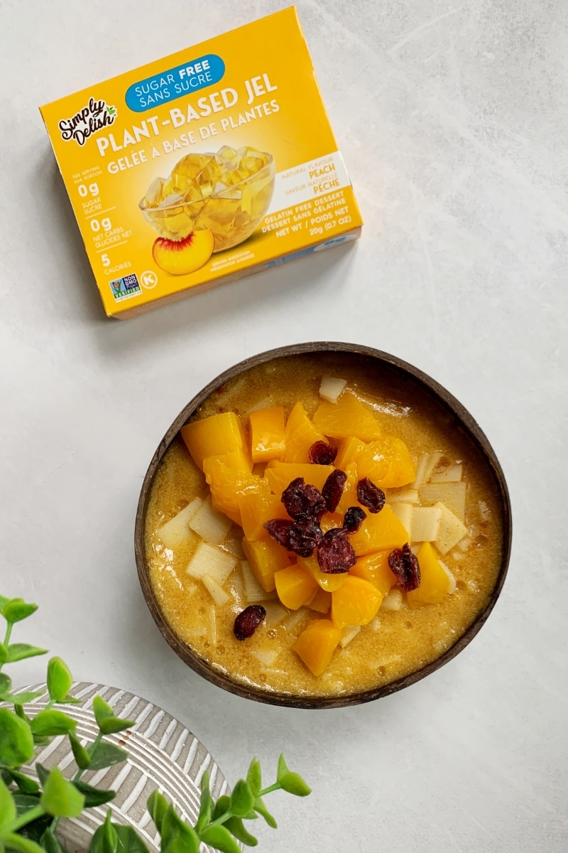 Peaches & Cream Rice Pudding