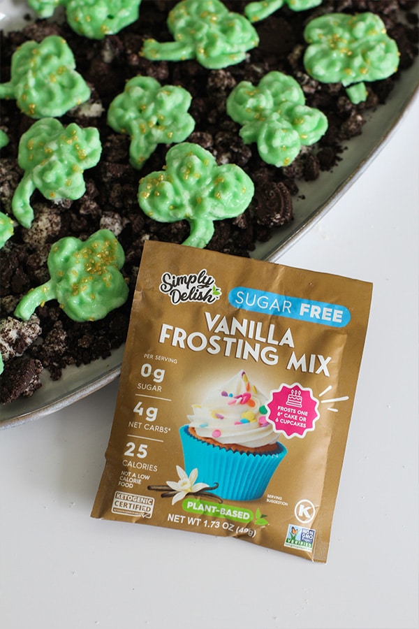 Shamrock Frozen Frosting Bites