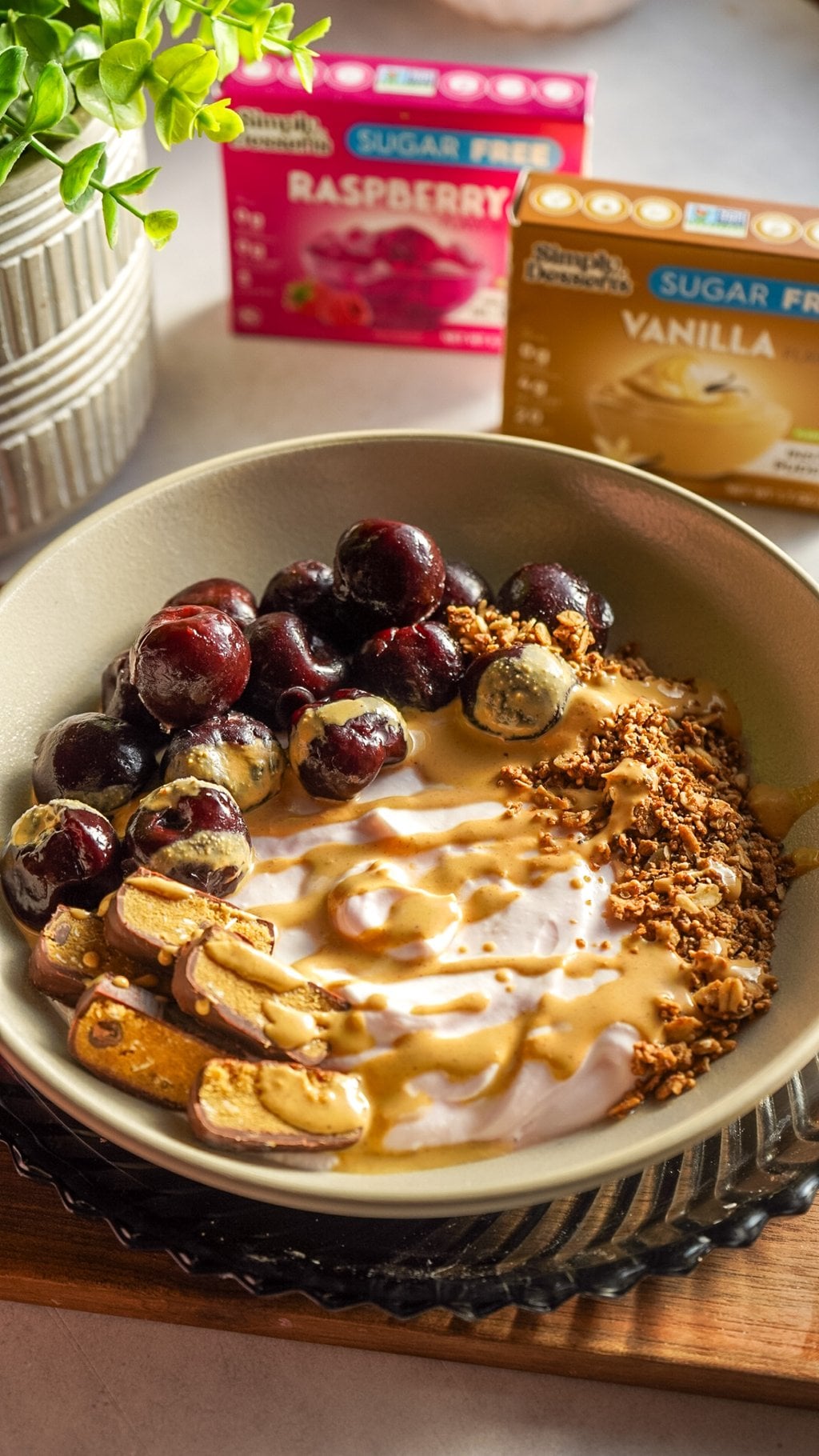 Cherry Garcia Protein Yogurt Bowl 02