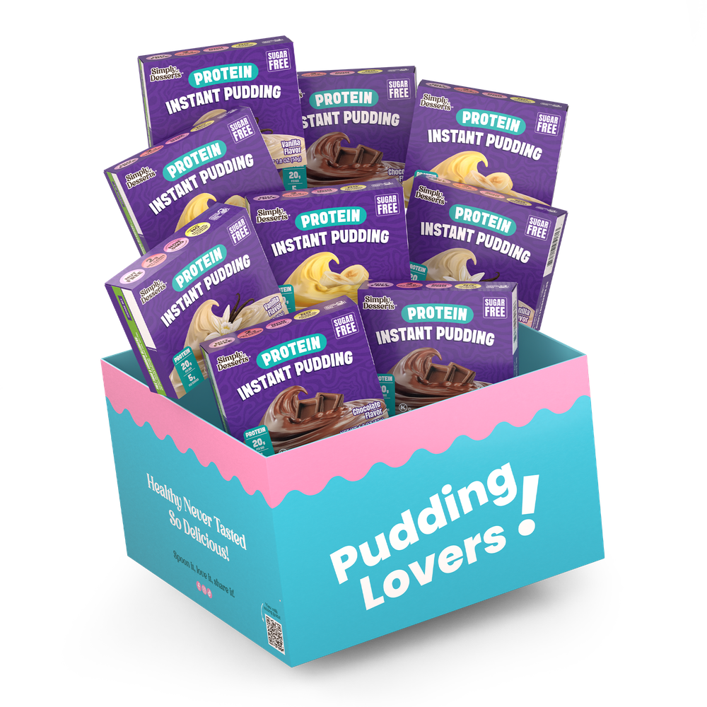 Simply Desserts Protein Pudding Variety Box - Pudding Lovers Collection