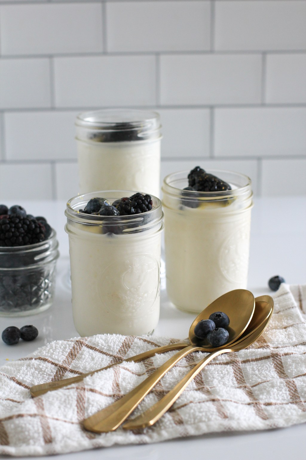 Honey Lemon Panna Cotta