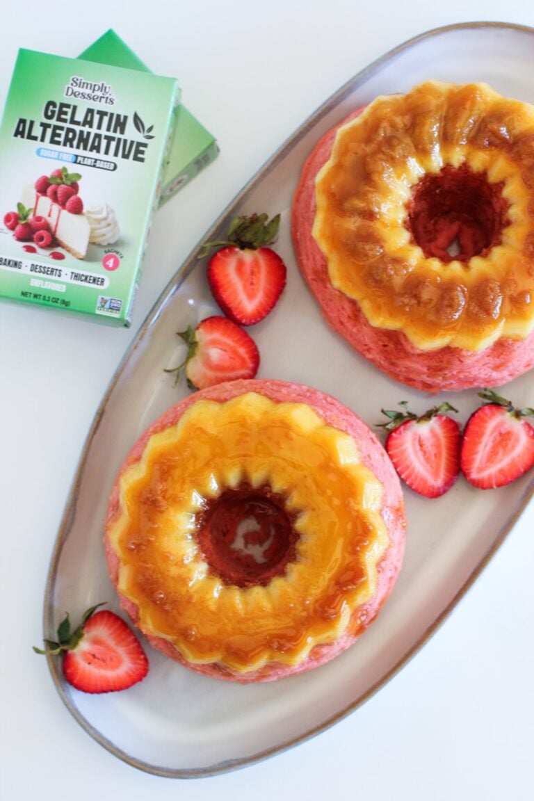 Strawberry Magic Flan Cake 01